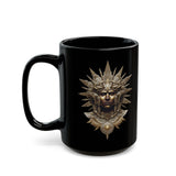Tonatiuh Sun Warrior Black Mug