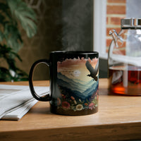 Andean Condor Inca Spirit Above Misty Andes Black Mug