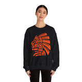 PreColumbian Aztec Head Icon Unisex Sweatshirt