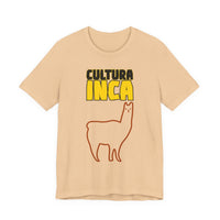Sacred Inca Llama Emblem Unisex T-Shirt