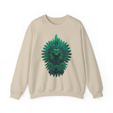 Quetzalcoatl Feathered Serpent God Dark Portrait Unisex Sweatshirt