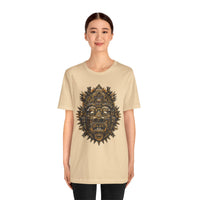 Ancient Aztec Solar Deity Mask Unisex T-Shirt