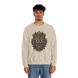 Ancient Aztec Solar Deity Mask Unisex Sweatshirt