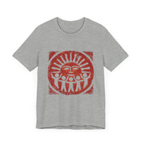 Radiant Tribal Sun Worship Inca Style Unisex T-Shirt