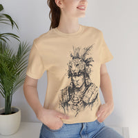 Jaguar Warrior Ink Portrait Unisex T-Shirt