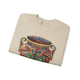 Mesoamerican Ornate Ceremonial Urn Unisex Sweatshirt