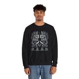 Obsidian Blade Warriors Aztec Glyph Style Unisex Sweatshirt