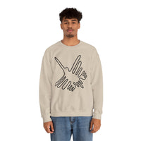 Nazca Lines Style Bird Unisex Sweatshirt