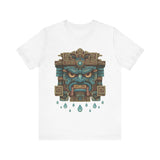 Tlaloc Rain God Stone Face Glyph Unisex T-Shirt