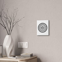 Aztec Calendar Illustration Canvas