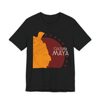 Maya Culture Profile Portrait Unisex T-Shirt