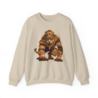 Pixel Art Mayan Jaguar Warrior Unisex Sweatshirt