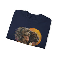 Aztec Jaguar Priestess Oracle Unisex Sweatshirt