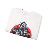 Tribal Legacy Circle Emblem Illustration Unisex Sweatshirt
