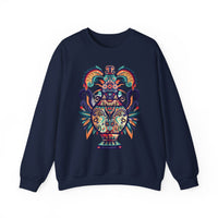 Ancient Mesoamerican Ceremonial Vessel Unisex Sweatshirt