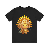 Chibi Inti Inca Sun God Cartoon Style Unisex T-Shirt