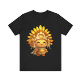 Chibi Inti Inca Sun God Cartoon Style Unisex T-Shirt