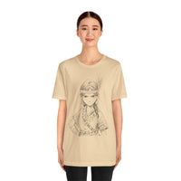 Inca Warrior Girl Fierce Heritage Ink Art Unisex T-Shirt