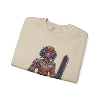 Obsidian Blade Fighter Pixel Art Unisex Sweatshirt