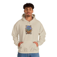 Aztec Turquoise Cactus Desert Landscape Unisex Hoodie