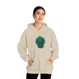 Quetzalcoatl Feathered Serpent God Dark Portrait Unisex Hoodie