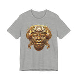 Aztec Golden Solar Deity Mask Unisex T-Shirt