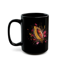 Mesoamerican Cacao Splash Graphic Black Mug