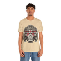 Ancient Pixel Skull Totem Unisex T-Shirt