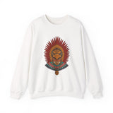Aztec Warrior Priestess in Eagle Headdress Unisex Sweatshirt