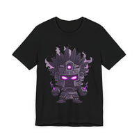 Aztec Shadow Warrior God with Glowing Eyes Unisex T-Shirt