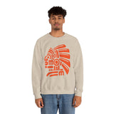 PreColumbian Aztec Head Icon Unisex Sweatshirt