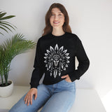 Sacred Tribal Chief Emblem Illustration Unisex Sweatshirt