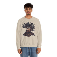 Tribal Feather Headdress Warrior Unisex Sweatshirt