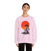 Tikal Sunset Temple Minimalist Art Unisex Sweatshirt