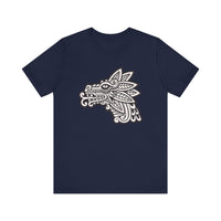 Quetzalcóatl Serpent Head Illustration Unisex T-Shirt