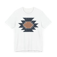 Minimal Southwest Tribal Rug Pattern Illustration Unisex T-Shirt