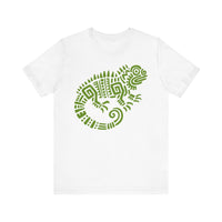 Mayan Aztec Totem Symbol of Iguana Unisex T-Shirt