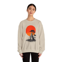 Tikal Sunset Temple Minimalist Art Unisex Sweatshirt