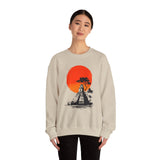 Tikal Sunset Temple Minimalist Art Unisex Sweatshirt