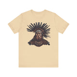 Tribal Feather Headdress Warrior Unisex T-Shirt
