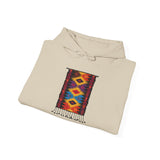 Indigenous Andean Geometric Textile Pattern Unisex Hoodie