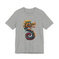 Aztec Serpent God Quetzalcoatl Modern Tribal Style Unisex T-Shirt