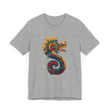Aztec Serpent God Quetzalcoatl Modern Tribal Style Unisex T-Shirt