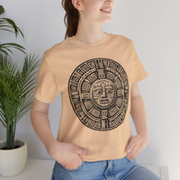 Sacred Aztec Calendar Face Unisex T-Shirt