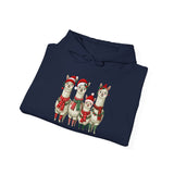 Inca Christmas Llama Family from the Andes Unisex Hoodie