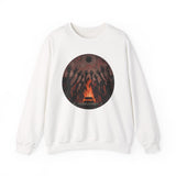 Sacred Fire Tribal Ceremony Glyph Style Unisex Sweatshirt