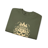 Ah Puch Skull Crown Mayan Glyph Style Unisex Sweatshirt