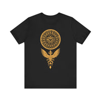 Shadow Phoenix Tribal Emblem Illustration Unisex T-Shirt