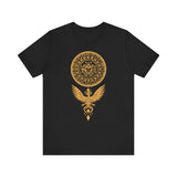 Shadow Phoenix Tribal Emblem Illustration Unisex T-Shirt