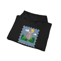 Stamp Tikal Guatemala Unisex Hoodie